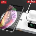 10W 3 in 1 Wireless Fast Charger
