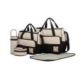 Multifunction 5 Piece Baby Nappy And Mommy Bag Set