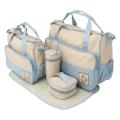 Multifunction 5 Piece Baby Nappy And Mommy Bag Set