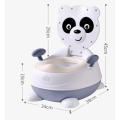 Baby Potty Trainer Panda Design - Light Blue