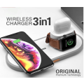 3-in-1 Wireless Apple Charger for Iphone, Iwatch & Airpod NEW