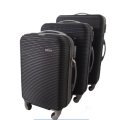3 Piece Travel Luggage Bag Set BLACK