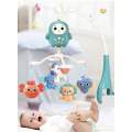 Baby Crib Mobile Rechargeable Remote Control Bed Bell Rattle Toy-Mint