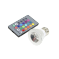 RGB Colour Change LED Light Bulb and Remote Control - SET OF 2