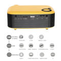 A2000 Mini Projector 2` Display - Orange with Built-in Speaker