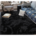 Grey Fluffy Carpet - Shaggy & Foldable Rug Black 200CM x 150CM