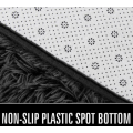 Grey Fluffy Carpet - Shaggy & Foldable Rug Black 200CM x 150CM