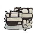 Multifunctional Baby Changing Diaper Handbag 5 Piece Set - Brown