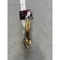 Golden 18 PCS Cutlery Spoon and Fork Set - New