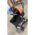 Belecoo 3 in 1 Baby Stroller Pram With Car Seat - Brown and Black