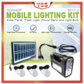 Digital Mobile Lighting Kit Solar System With Light Bulb 8017-2