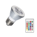 5W RGBW Remote Control E27 Screw LED Colour Changing Light Bulb