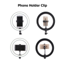 12 Inch LED Ring Fill Light With Universal Mobile Holder - 30cm