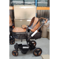 Belecoo Luxury Travel System 2 in 1 - PU Brown With Black Frames Display Unit.  READ DESCRIPTION