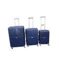 Latest Fashion Fancy Design High Quality Hard Outer Shell 3 in 1 Travel Luggage Set - Blue