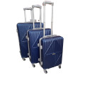 Latest Fashion Fancy Design High Quality Hard Outer Shell 3 in 1 Travel Luggage Set - Blue