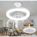 Home Ceiling Remote Control Fan Light E27 Lamp All-In-One Fan Light