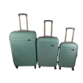 Large 31` Inch Size 3 Piece Hard Outer Shell Luggage Set - Soda Blue