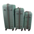 Large 31` Inch Size 3 Piece Hard Outer Shell Luggage Set - Soda Green