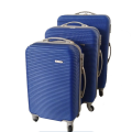 3 Piece Travel Luggage Bag Set - BLUE
