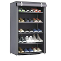 5 TIER Multilayer Simple Fabric Shoe Cabinet, Shoe Rack - New