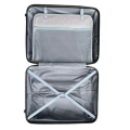3 Piece Hard Outer Shell Travel Luggage Suitcase Set-  Slick Blue
