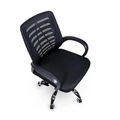 Ergonomic Mesh 360° Swivel Office Chair With Armrest - Black - DEMO DISPLAY UNIT