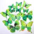 6x 3D Butterfly wall stickers