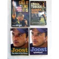 Four Signed Rugby Books