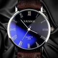 NO RESERVE Men's Analog Quartz PU Leather Wrist Watches 2017 Newest **LOW SHIPPING **