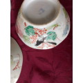 ANTIQUE CHINESE RICE BOWLS WITH 4 CHARACTER MARK