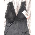 Black Lace Bodysuit: Large