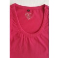 Cerise Pink Cotton Top from Truworth