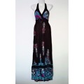 Beautiful Turquoise Halter Dress from Ginger Mary