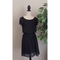 Beautiful Black Polka-Dot Dress from Edgars