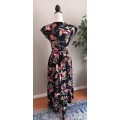 Navy Floral Wrap Dress from Poetry