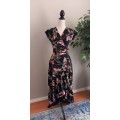 Navy Floral Wrap Dress from Poetry