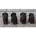 Tiny Elephants - wood (+free shipping)