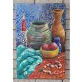`Blue Velvet` by MA Case - Still life - acrylic on canvas
