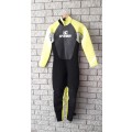 REEF Wetsuit in black & neon yellow