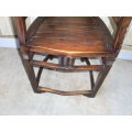 AWESOME VINTAGE WOODEN ARM CHAIR/ BAR STOOL. BEAUTIFUL & STURDY PIECE!