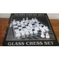 SIMPLY TERRIFIC GLASS CHESS SET. ABSOLUTELY FANTASTIC SET!
