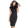 Local SA Stock -  Size Small Womens Black Ruffle Sleeve Open Back Midi Dress