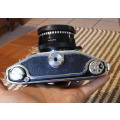 Elbaflex film camera with 200mm zoom, photos show exact item on sale