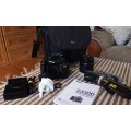 nikon D3300 body with 18-55 lens, photos show exact item on sale, mint condition.