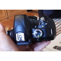 nikon D3300 body with 18-55 lens, photos show exact item on sale, mint condition.