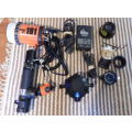 Nikonos underwater photo bits, all in photos is included, unable to test, sold as is,