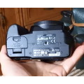 Sony A200 body with 18-70 lens, photos show exact item on sale, excellent condition.