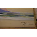 2 original paintings by H Anderson, photos show exact items on sale, one bid for both.
