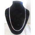 NEW 8.25mm  SILVER FILLED NECKLACE CHAIN